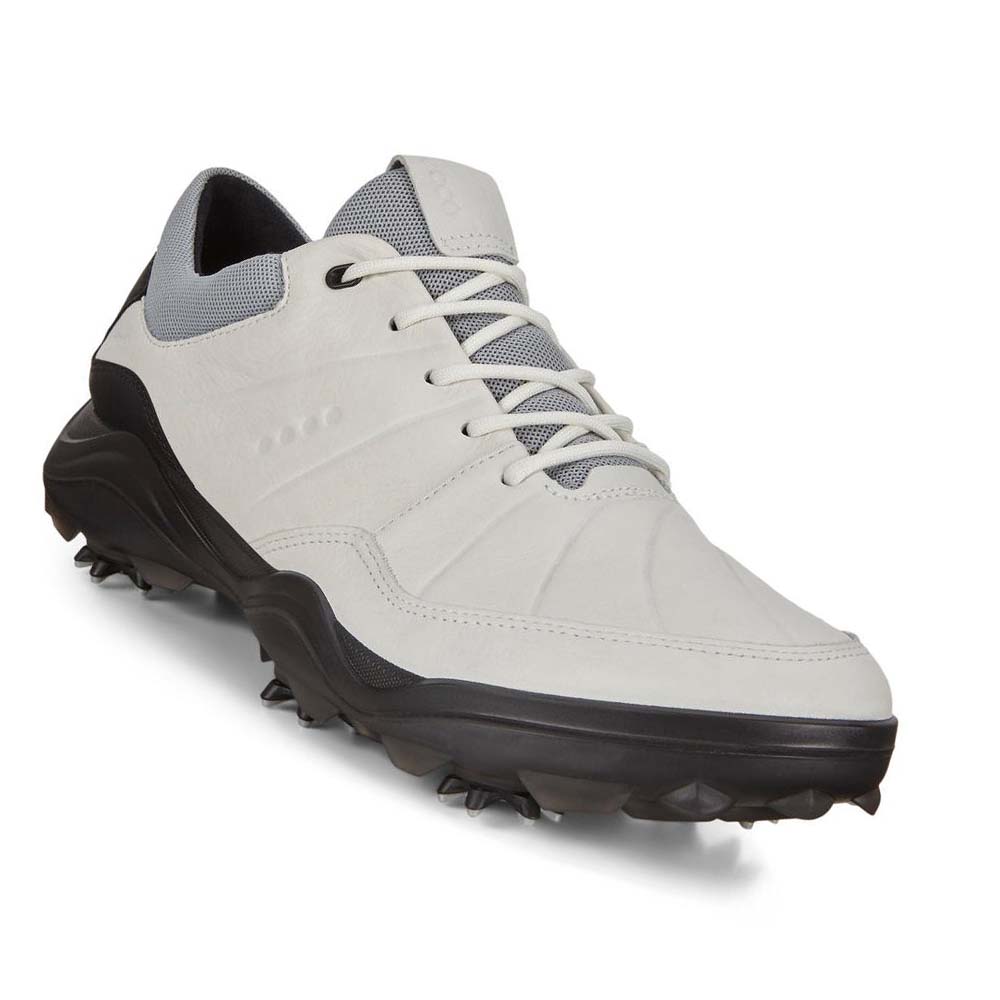 Ecco Cleated Strike Golfsko Herre Hvite | NO 544GSO